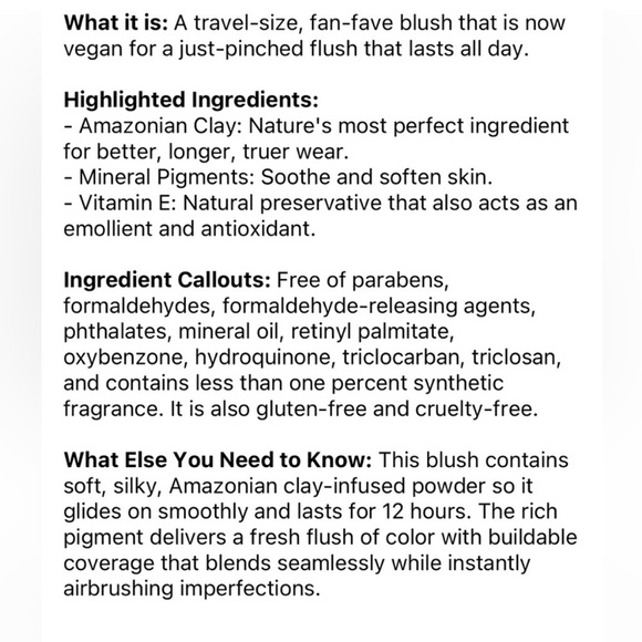 Tarte Amazonian Clay Blush - Picture 3 of 3